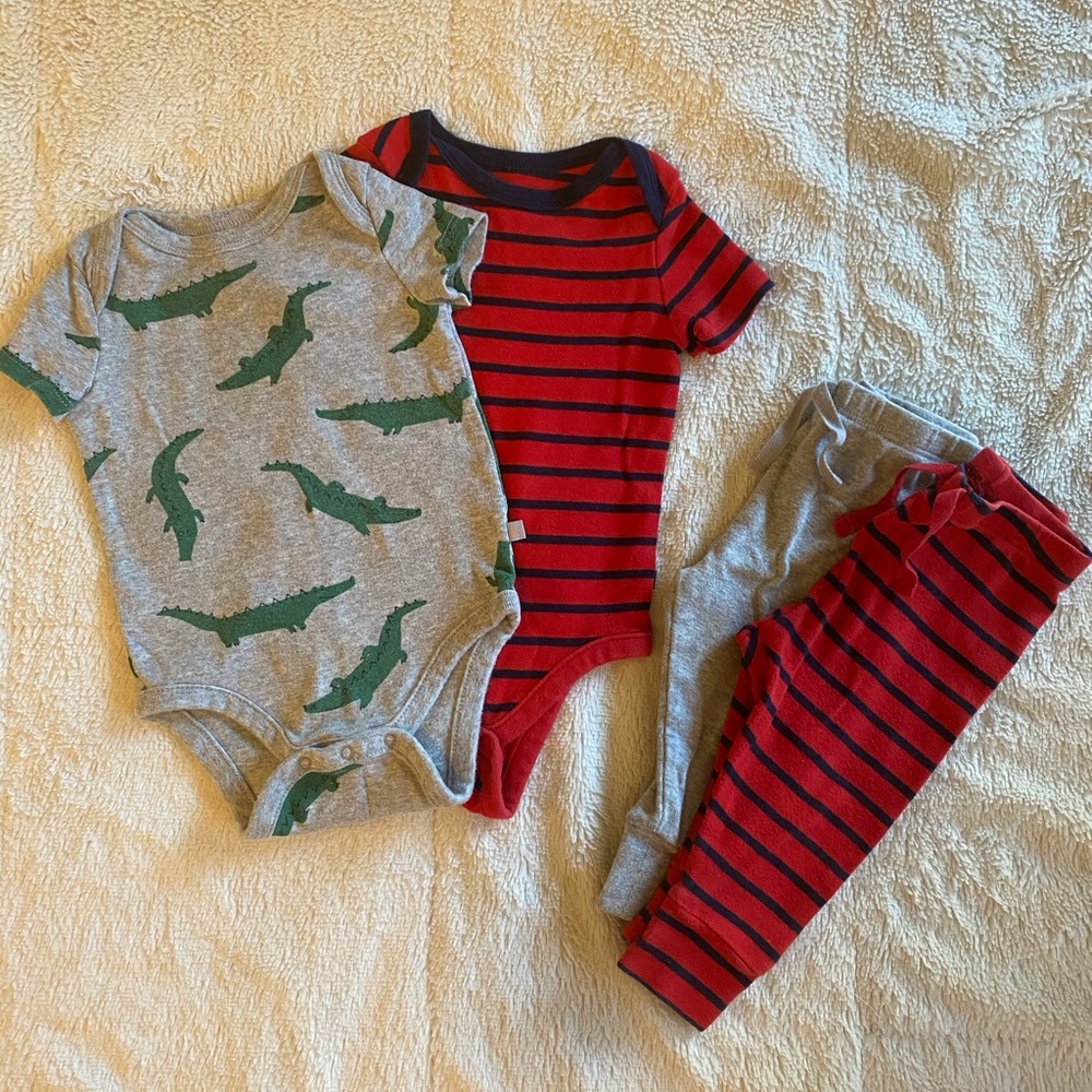 2 Baby Gap onesie sets